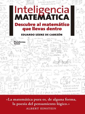 cover image of Inteligencia matemática